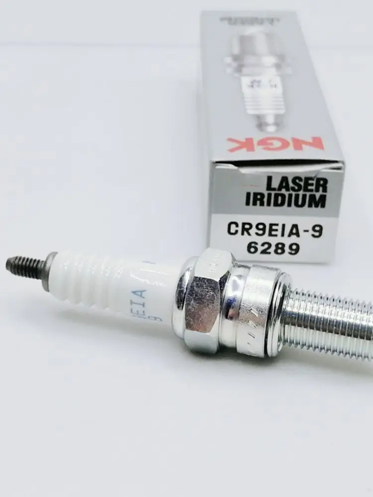 4 Pezzi Originali Ngk Nuovissime Candele Laser All'Iridio Per Candele Cr9Eia-9 6289 Kawazaki Zx14 Suzuki