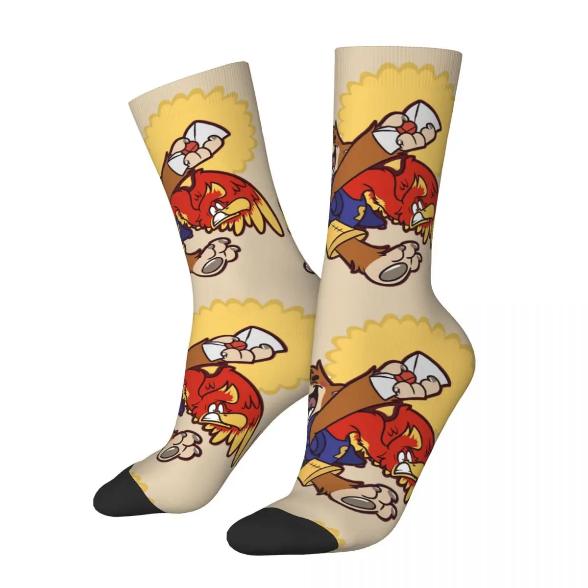 Divertente Calzino A Compressione Pazzo Per Uomo Banjo È Arrivato A Casa Hip Hop Vintage Super Smash Bros Ultimo Gioco Stampato Ragazzi Calzini Dell'E