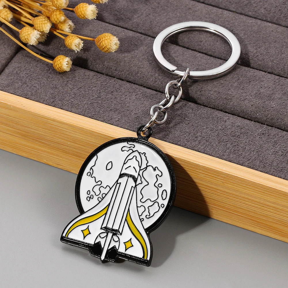 L'Ultimo Di Noi 2 Portachiavi Hot Game Jewelry L'Ultimo Di Noi Ellie Rocket Astronave Firefly Logo Portachiavi Uomo Regali Cosplay