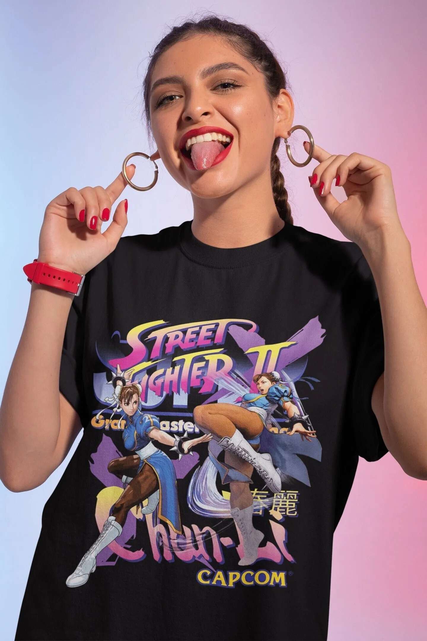 Chun Li Portrait T-Shirt Unisex Super Turbo Premium.