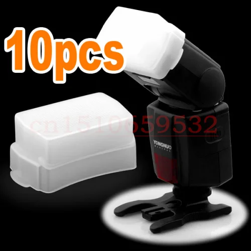 10 Pz Flash Softbox Bounce Diffusore Per Nikon Sb800 Sb600 Sb-Sb-