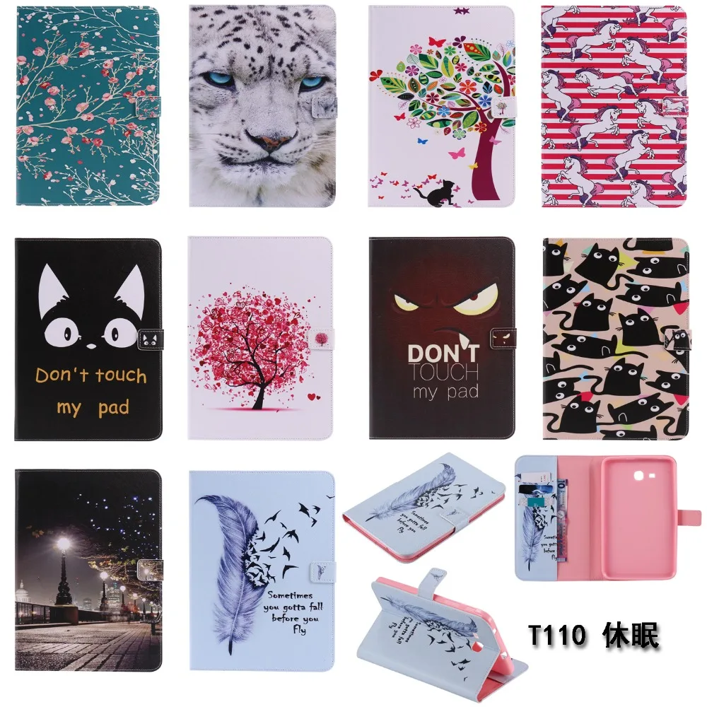 Tablet Cover Per Coque Samsung Galaxy Tab 3 Lite 7.0 T110 T111 T113 T116 Copertura Di Caso Per Fundas Samsung Galaxy Tab 3 Lite 7.0