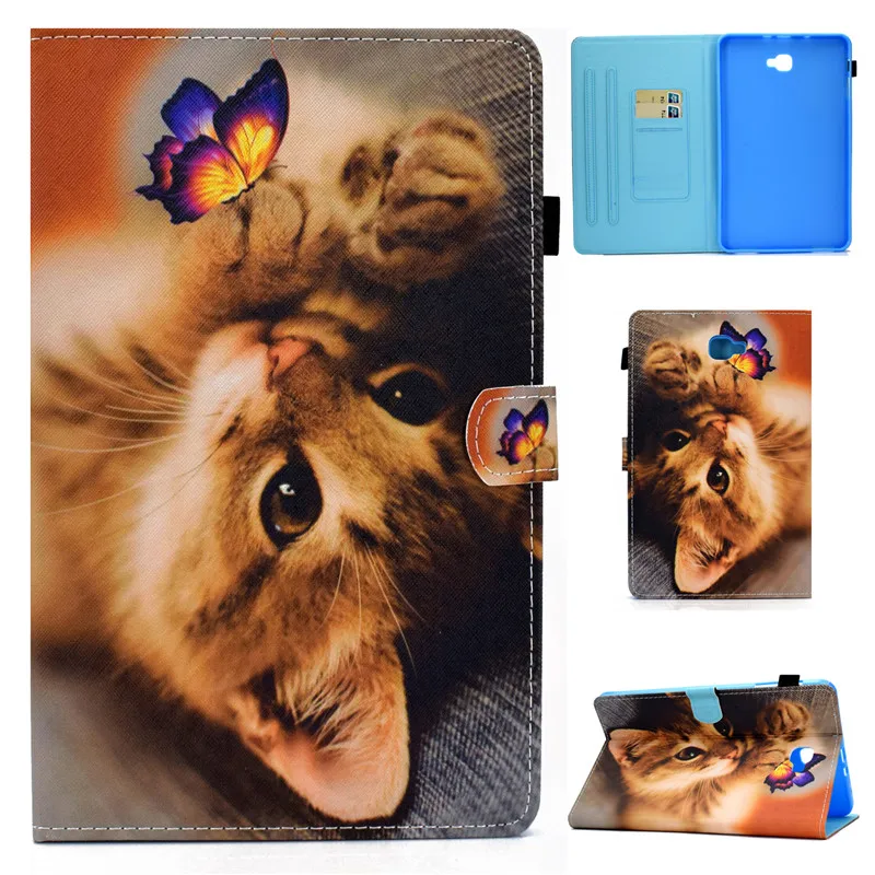 Cover Per Samsung Galaxy Tab A 10.1 2016 Supporto Pieghevole Flip Custodia In Pelle Pu Per Samsung Tab A6 A 6 10.1 T580 T585 Tablet Funda