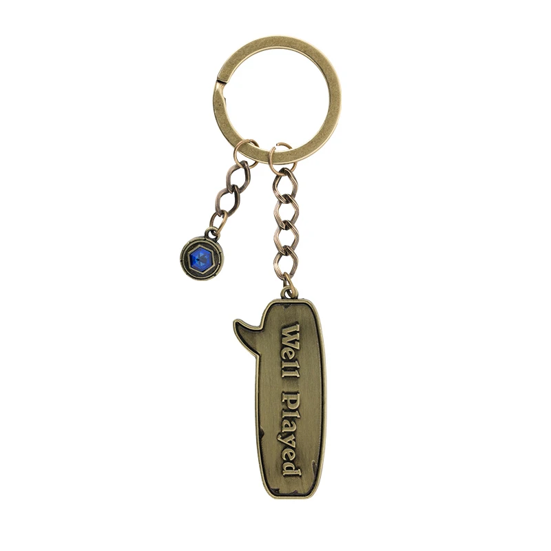 Wow Gioco Focolare Catena Chiave Ben Giocato Pietra Portachiavi Regali Per Gli Uomini Fidanzato Sacchetto Accessori Auto Anelli Chiave Delle Donne Reg