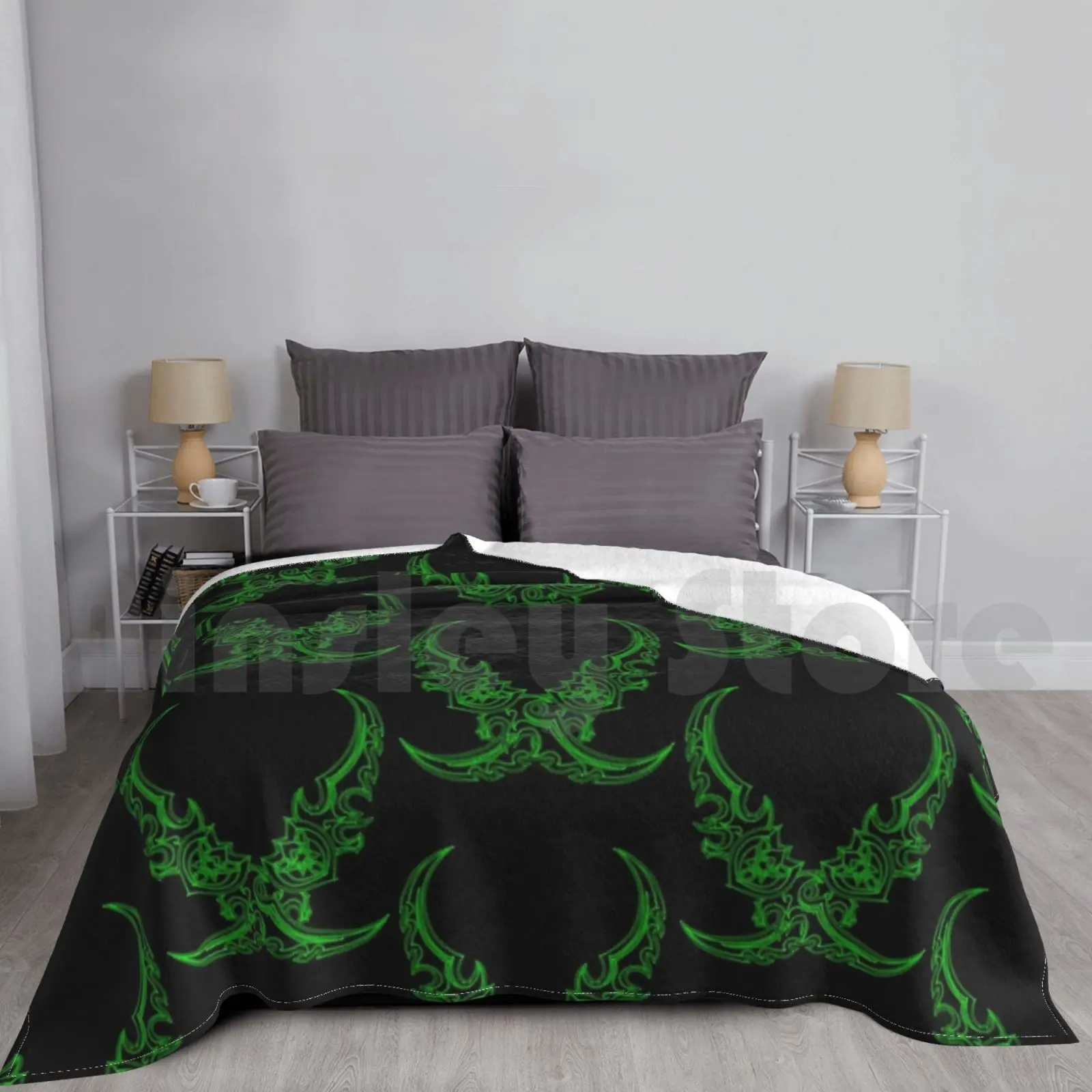 Warglaives Of Azzinoth Coperta Super Soft Warm Light Thin Wow Illidan Demon Demonhunter Wing Black Temple Bc Burning