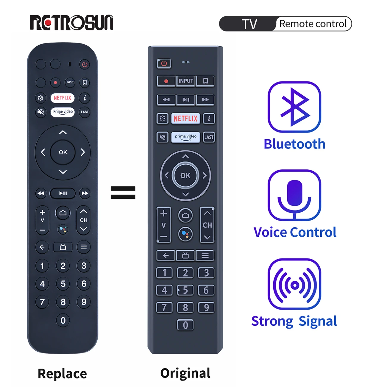Nuovo Telecomando Vocale Per Wow Tv + Muslimbox
