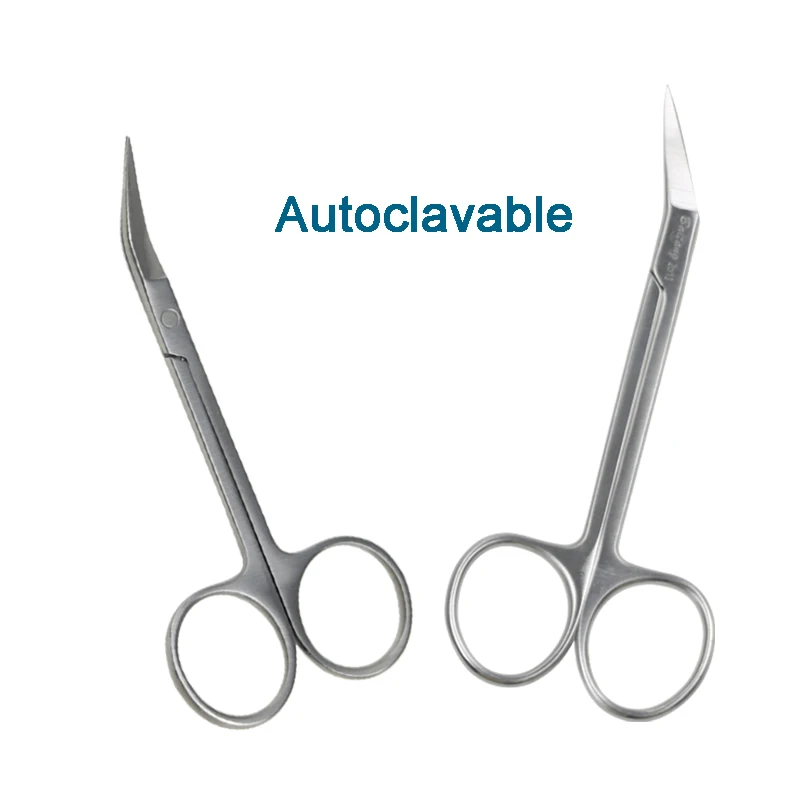 Stainless Steel Wow Mouth Scissors Bird'S Beak Scissors Beauty Plastic Instrument Autoclavable 10Cm/11Cm