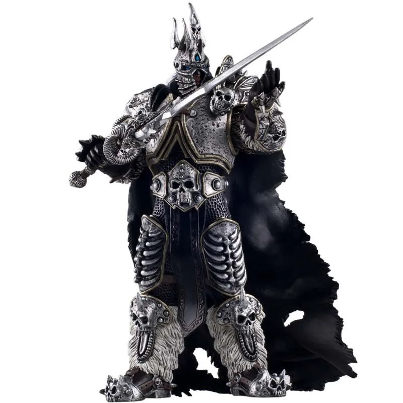 Wow The Lich King Arthas Action Figure Fall Of The Lich King Arthas Menethil Figura Giocattolo In Pvc Da 7 Pollici Spedizione Gratuita