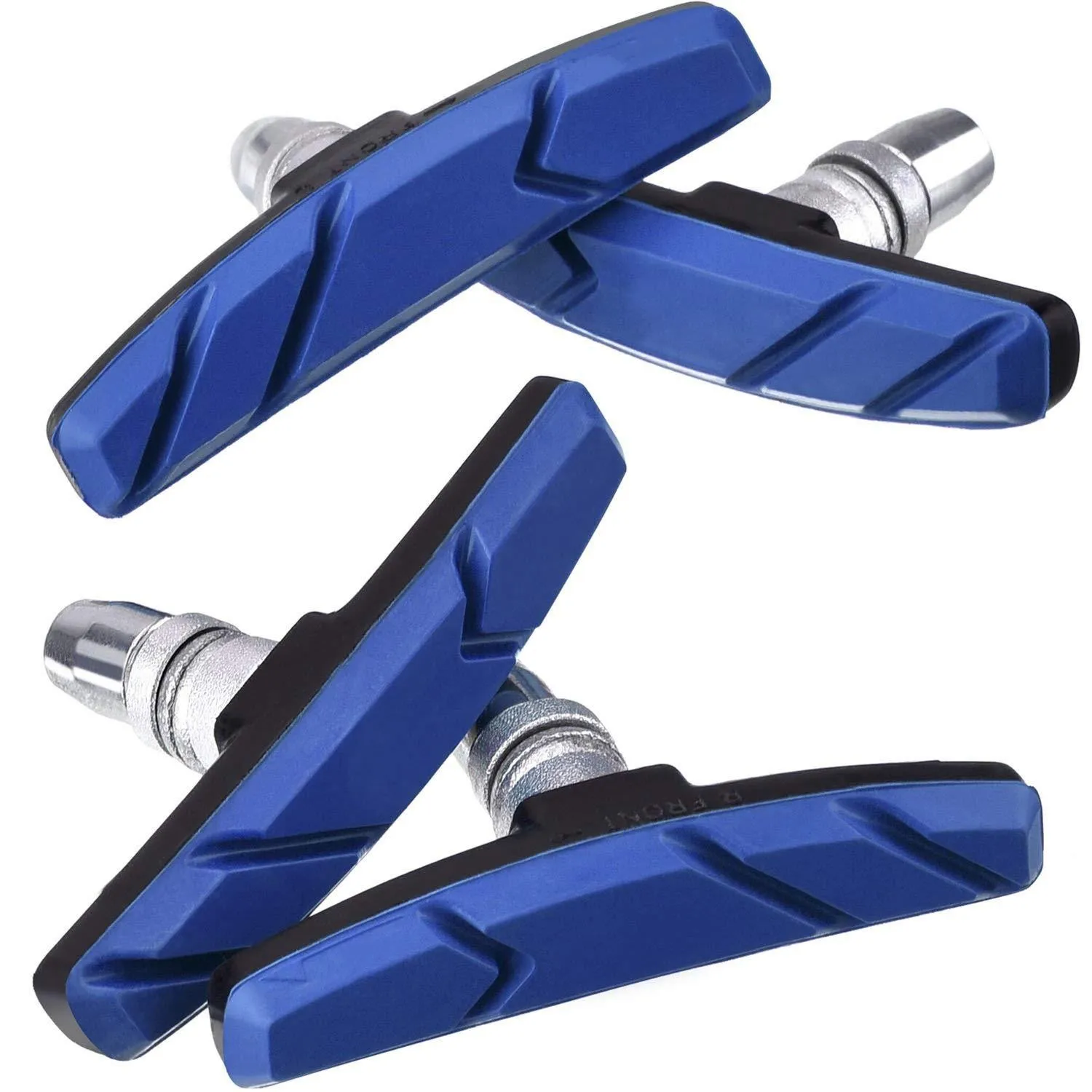 2 Pz Durevole Bicicletta Pastiglie Freno Silenziose Ciclismo V Pastiglie Freno Pastiglie Pastiglie Pastiglie Pastiglie In Gomma Mtb Pastiglie Freno Bi