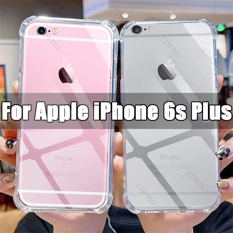 Custodia Trasparente Per Telefono Per Apple Iphone 6 S Plus Custodia Trasparente In Tpu Per Apple Iphone6 6 S 6 S + + A1634 Cover Antiurto Antigraffio