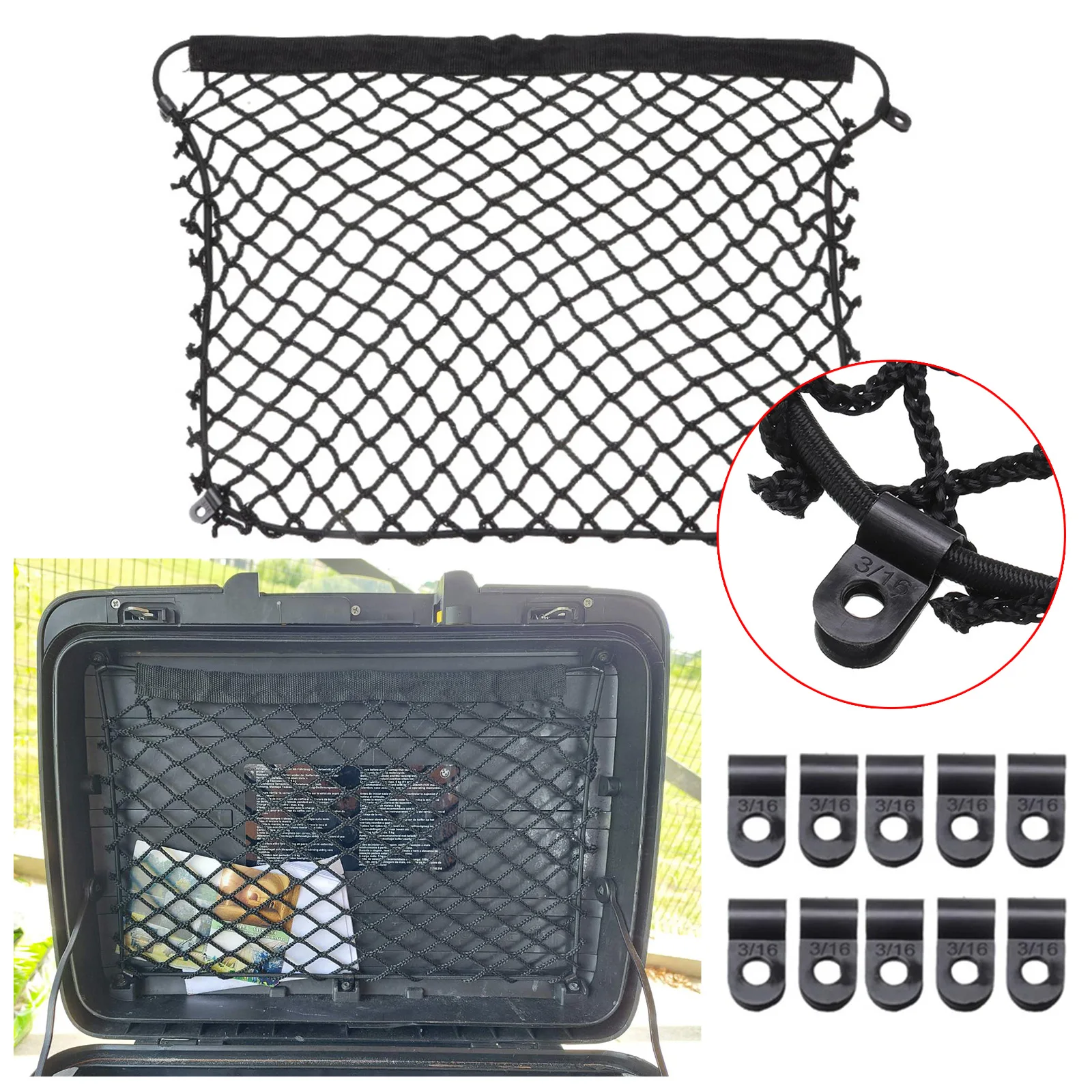 Per Bmw Gs R1200Gs R1250Gs F800Gs F700Gs F650Gs Custodia Vario Per Givi (Ker Panniers Moto Bagagli Cargo Mesh Net Organizer