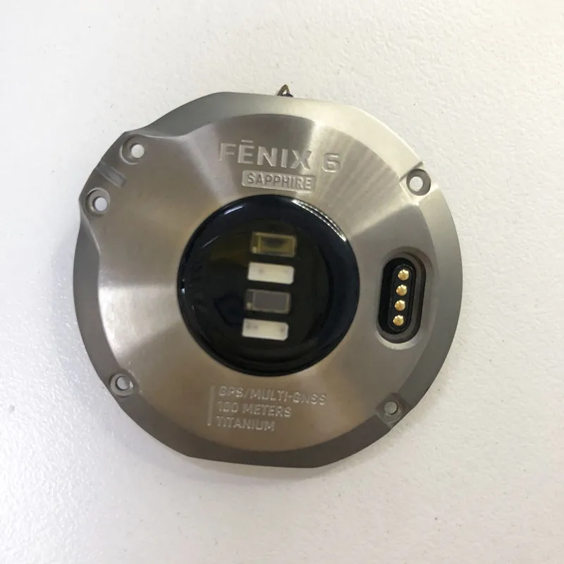 Cover Posteriore Per Garmin Fenix 6 Sapphire Navigator Sostituzione Della Riparazione Della Custodia Inferiore Di Ricambio Senza Batteria 010-02158-22