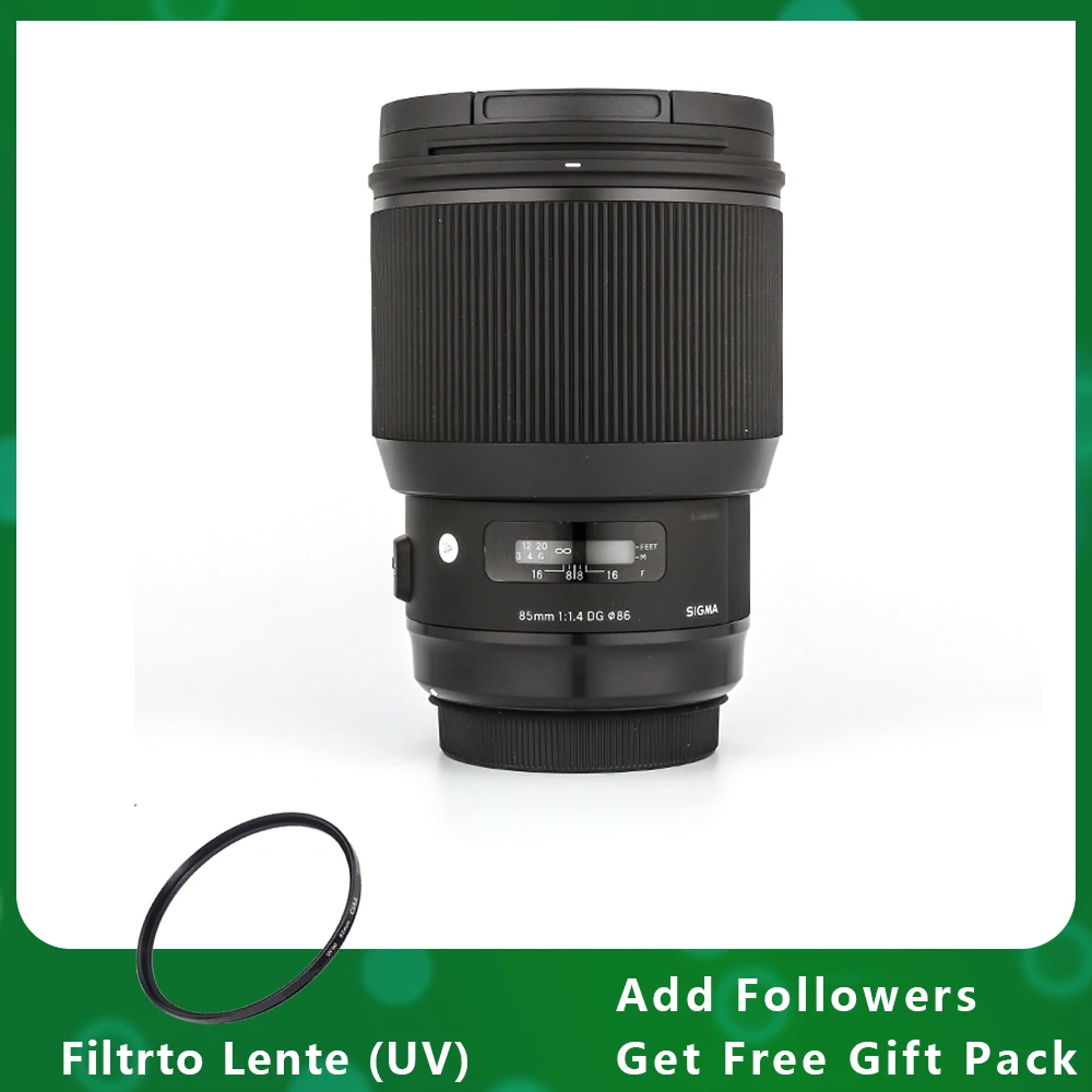 Sigma 85Mm F1.4 Dg Hsm Art Lens Per Canon O Nikon Mount