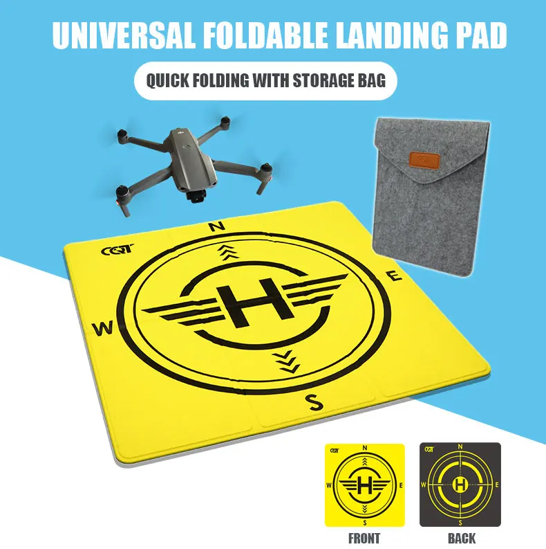 Dual Pu Landing Pad Per Dji Air 3/Mini 3 Pro/Mavic 3 Pro/Mavic 3/Mini 2 Se/2/Se Drone Pieghevole Landing Platfrom Parking Mat
