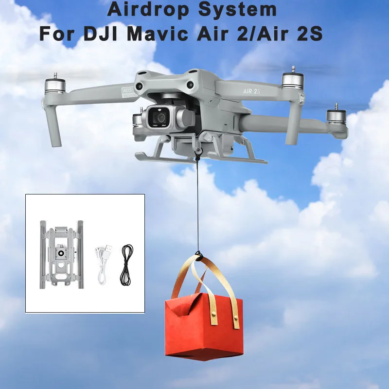 Per Air 2S Payload Drone Airdropper Clip Delivery Dispositivo Di Trasporto Wedding Drone Fishing Bait Cerca Dji Mavic Air 2/Air 2S