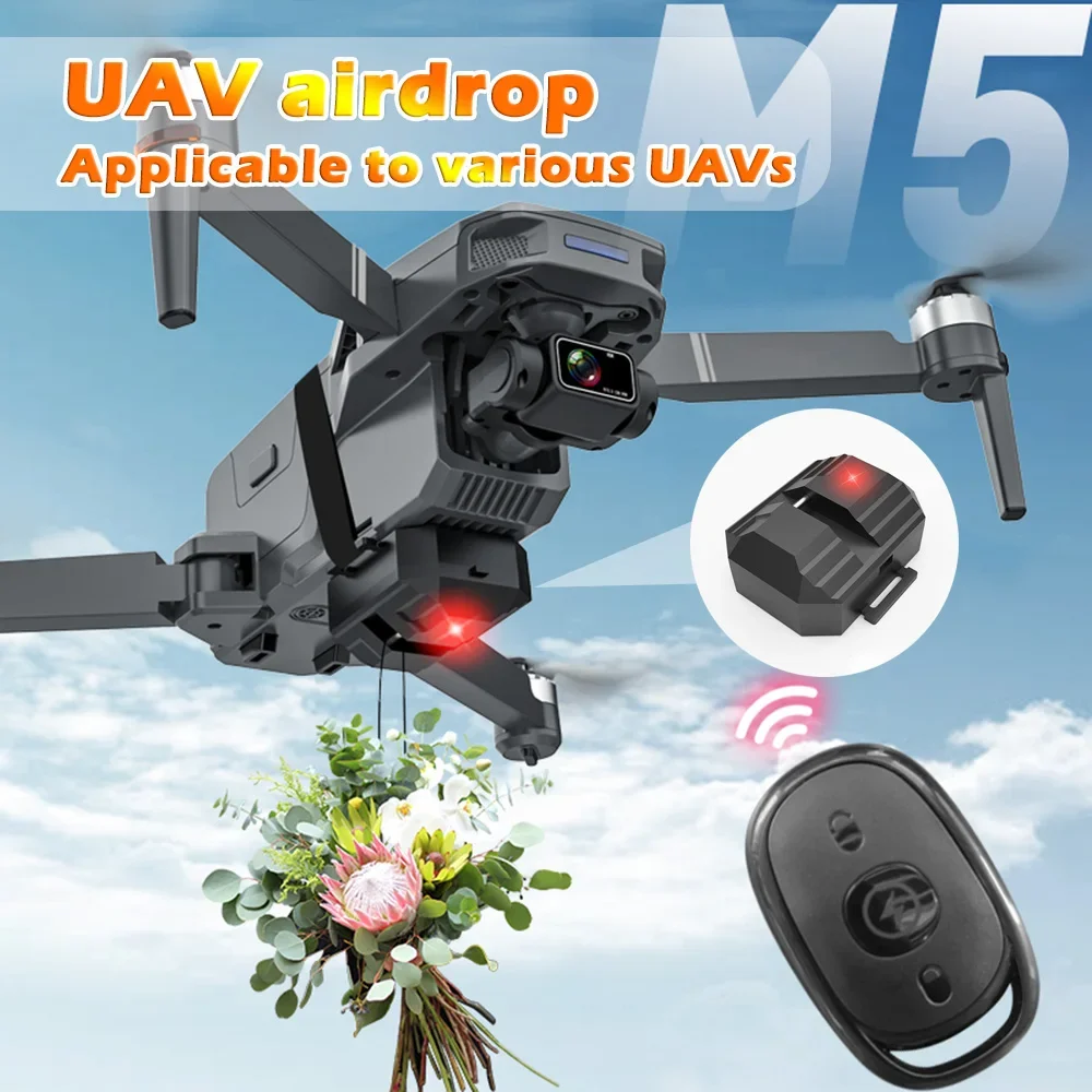Drone Dropping System Payload Delivery Thrower Air Dropper Device Per Dji Mini 3 Pro Mavic Air 2/2S Fimi X8 Drone Accessori