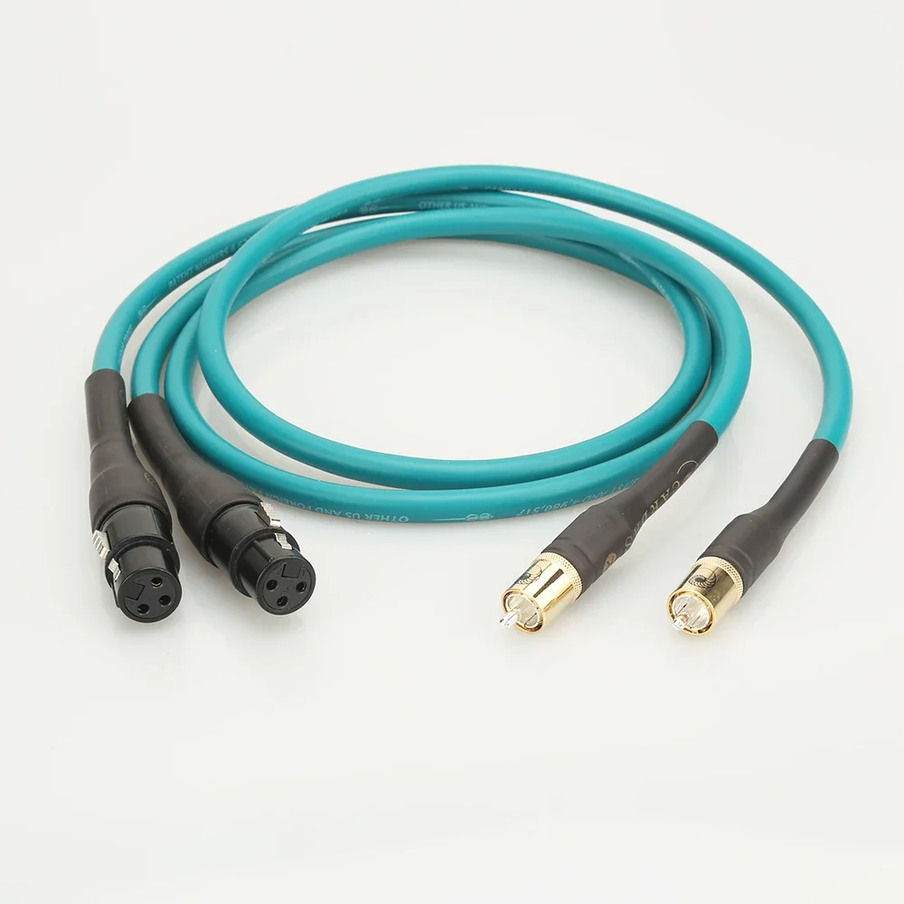Hifi Cardas Rca A Xlr Balanced Femmina Plug Cavo Audio Cardas Cross Audio Amplificatore Cd Lettore Dvd Cavo Di Interconnessione Rca