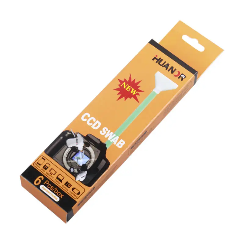Camera Kit Di Pulizia Ccd 6 In1 Tampone Dry Cleaner Full Frame 24Mm Grande Cmos Ccd Tampone Per Canon Per Nikon Dslr Camera Lens Sensore