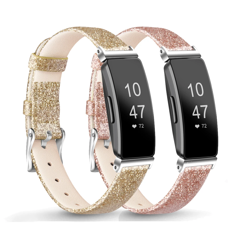Cinturino In Pelle Per Fitbit Inspire 2 Hr Band Bracciale Sostituzione Cinturino Smartwatch Cinturino Da Polso Per Fitbit Inspire Ace 2/Ace 3 Band