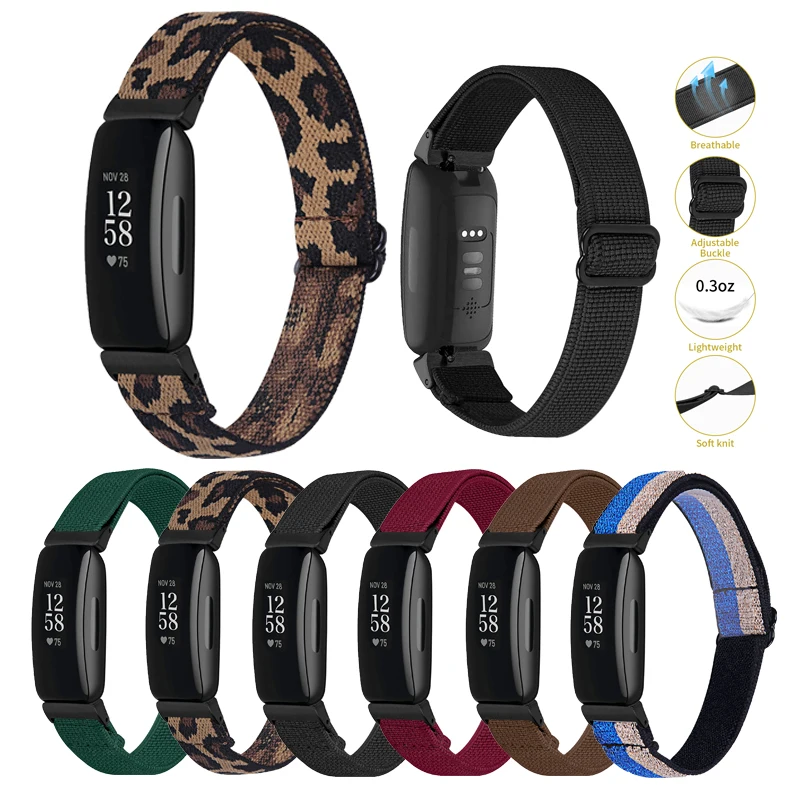Cinturino Elastico Per Fitbit Inspire Cinturino Regolabile A 2 Bande Per Fitbit Ace 3 Cintura Per Bracciale Per Bambini Per Fitbit Inspire / Inspire 3