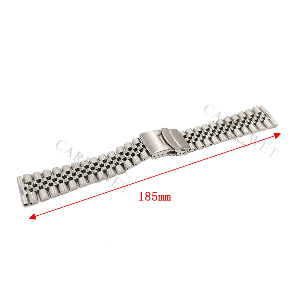 Carlywet 20 Millimetri Di Lusso 316L Etero End Solido Vite Links Di Ricambio Watch Band Strap Giubileo Bracciale Per Seiko Omega