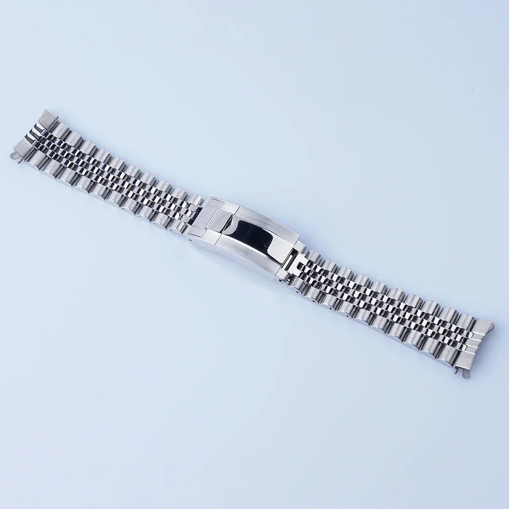 20 21Mm Nastro Cavo Curvo Estremità Solido Maglie A Vite Cinturino Jubilee Cinturino Per Seiko 5 Per Seiko Panda Ssc813- 819/ Ssc911- 917