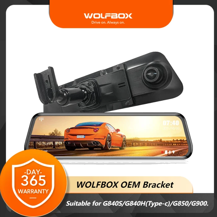 Staffa Oem Wolfbox Per Mirror Dash Cam 12 Pollici Mirror Dash Cam Staffa Di Montaggio Braccio Per Dvr Per Auto Invece Della Cinghia