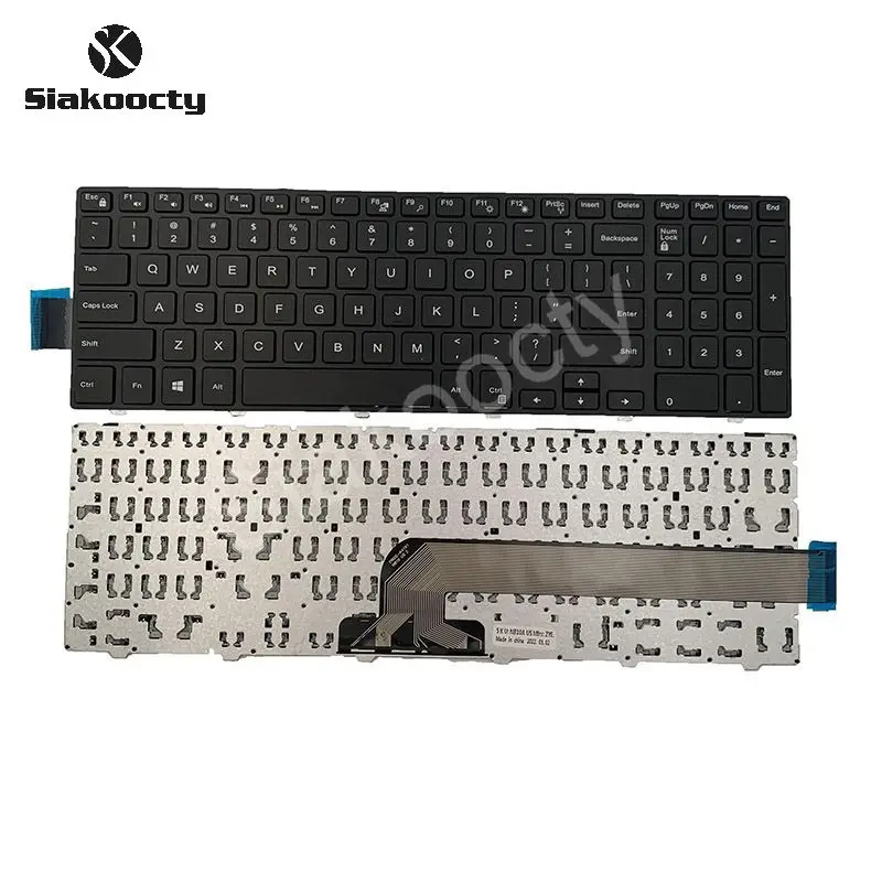 Siakoocty Us For Dell Inspiron 15 3000 5000 3541 3542 3543 5542 5545 5547 15-5547 15-5000 15-5545 17-5000 Laptop Keyboard