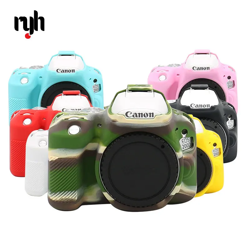 Custodia Protettiva In Silicone Per Custodia Morbida In Silicone Per Fotocamera Canon Eos 200D Rebel Sl2 Kiss X9 Dslr