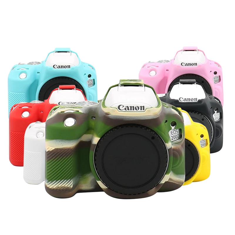 Custodia Protettiva In Silicone Per Custodia Morbida In Silicone Per Fotocamera Canon Eos 200D Rebel Sl2 Kiss X9 Dslr