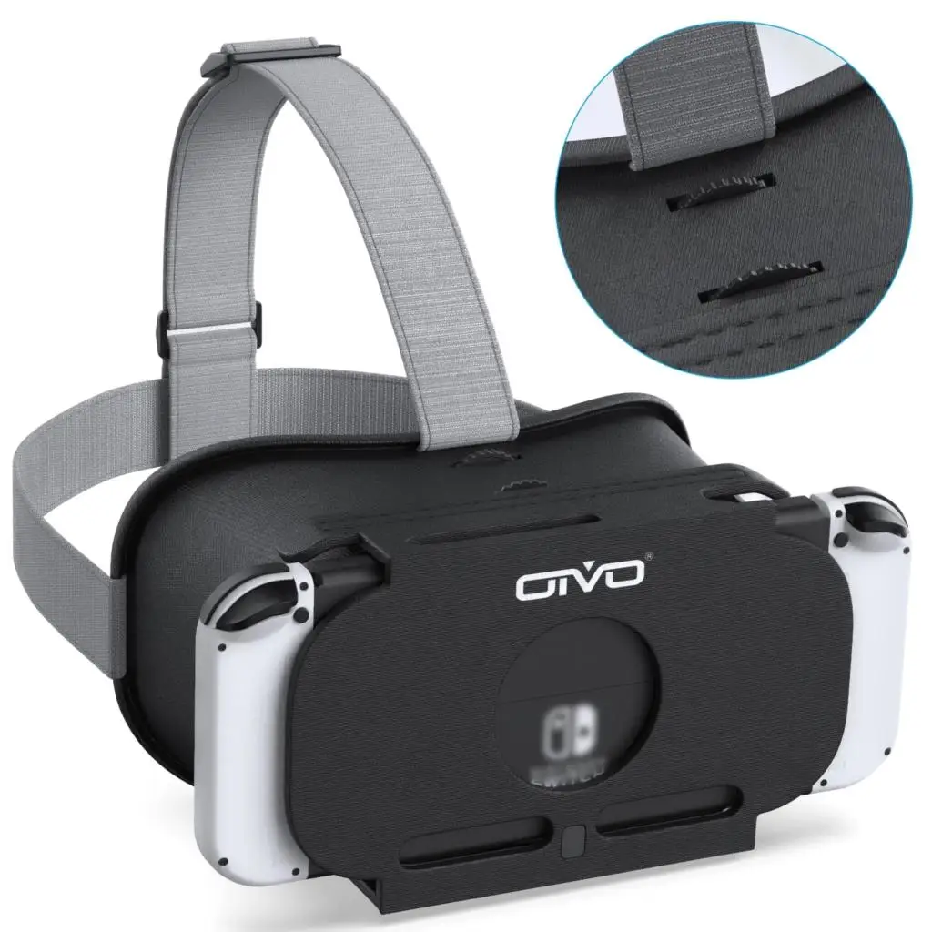 Oivo Per Switch Oled Labo Vr Occhiali Per Nintendo Switch Vr Grande Lente Regolazione Della Larghezza Della Distanza Occhiali 3D Vr Per Giochi Odyssey