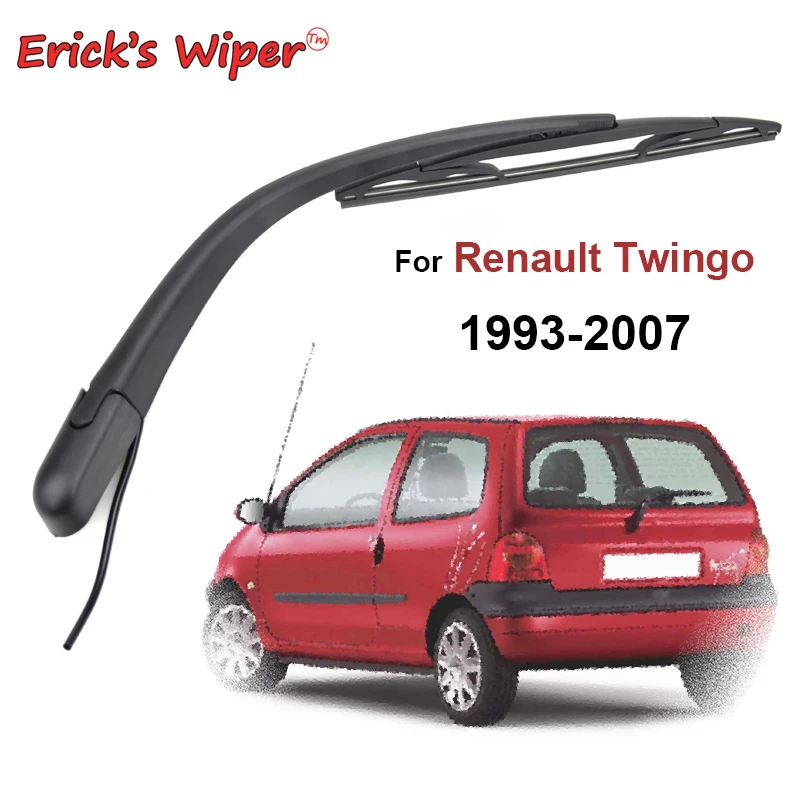 Ener'S Wiper 12 "Kit Spazzola Tergicristallo Posteriore E Braccio Per Renault Twingo Mk1 1993 - 2007 Parabrezza Parabrezza Portellone Spazzola Per Fin