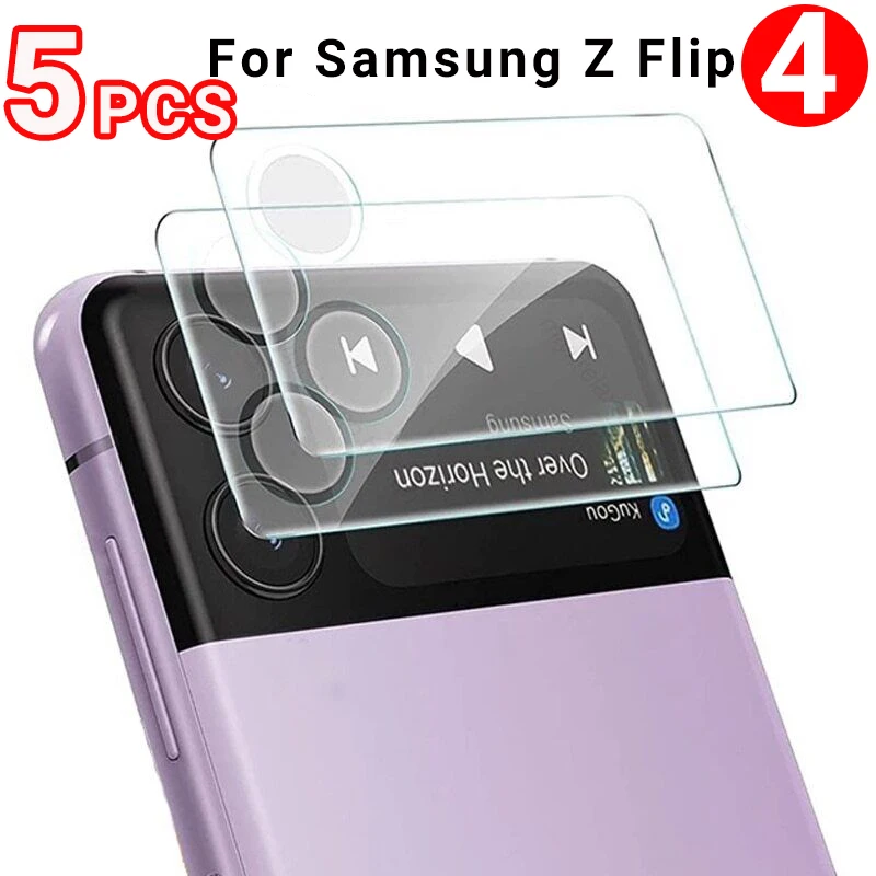 3D Full Curved Tempered Glass Camera Lens Protector For Samsung Galaxy Z Flip 4 5G Camera Glass Display Screen Protector Film