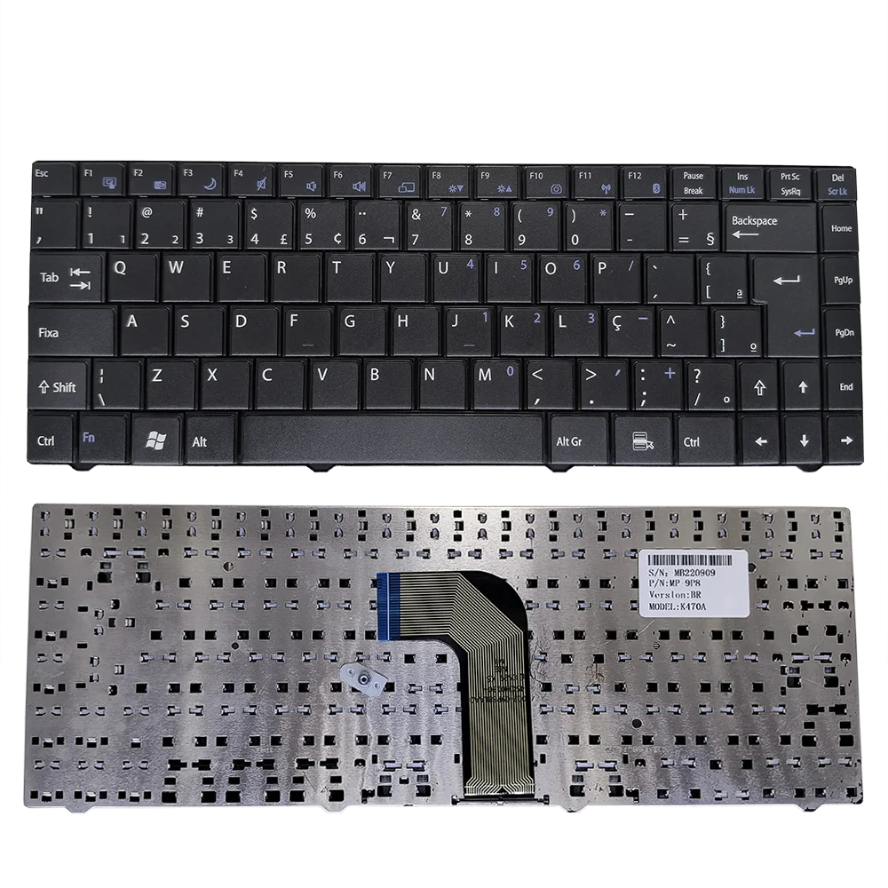 Tastiera Brasiliana Per Sti Infinity Is-1412 K470 K470A K470P Mb220909 Mp-9P8 Pt-Br Brasile Fit Tastiere Per Pc Notebook Portoghese