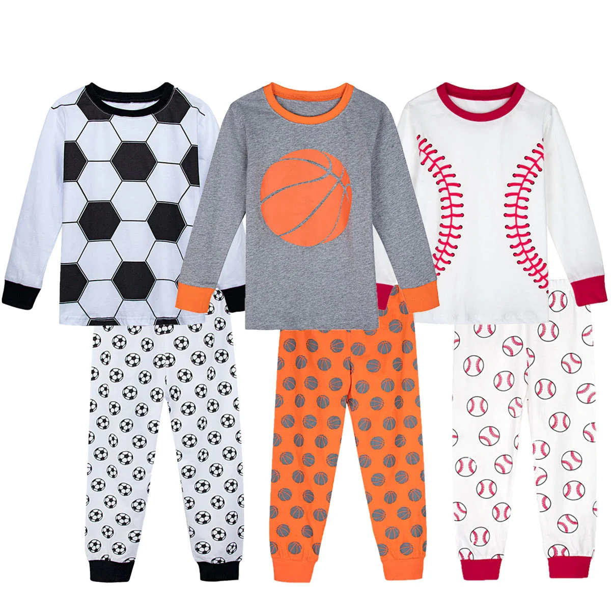 Set Pigiama Per Neonati Bambini Ragazzi Polizia Pompiere Pigiameria Cosplay Party Pigiama Bambini Basket Pjs 3-14 Anni
