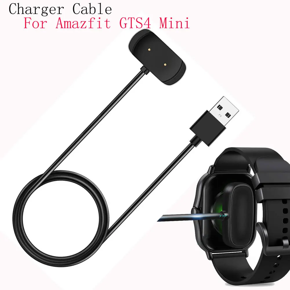Caricabatterie Da 1M Per Amazfit Bip 3/Amazfit Gts 4 Mini Smartwatch Cavo Di Ricarica Usb Sostitutivo O Amazfit Bip 3/Bip 3 Pro/Gts4 Mini