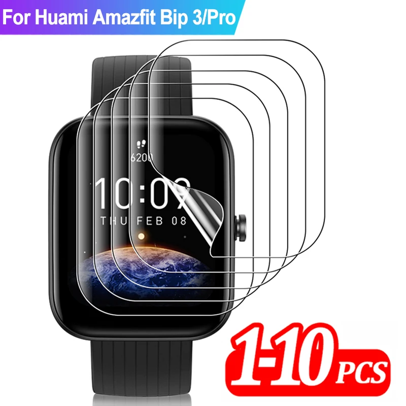 Pellicola Morbida In Tpu Per Amazfit Bip 3 Bip 3 Pro Screen Protector Smartwatch Pellicola Idrogel Antigraffio Per Amazfit Bip 3 Non Vetro
