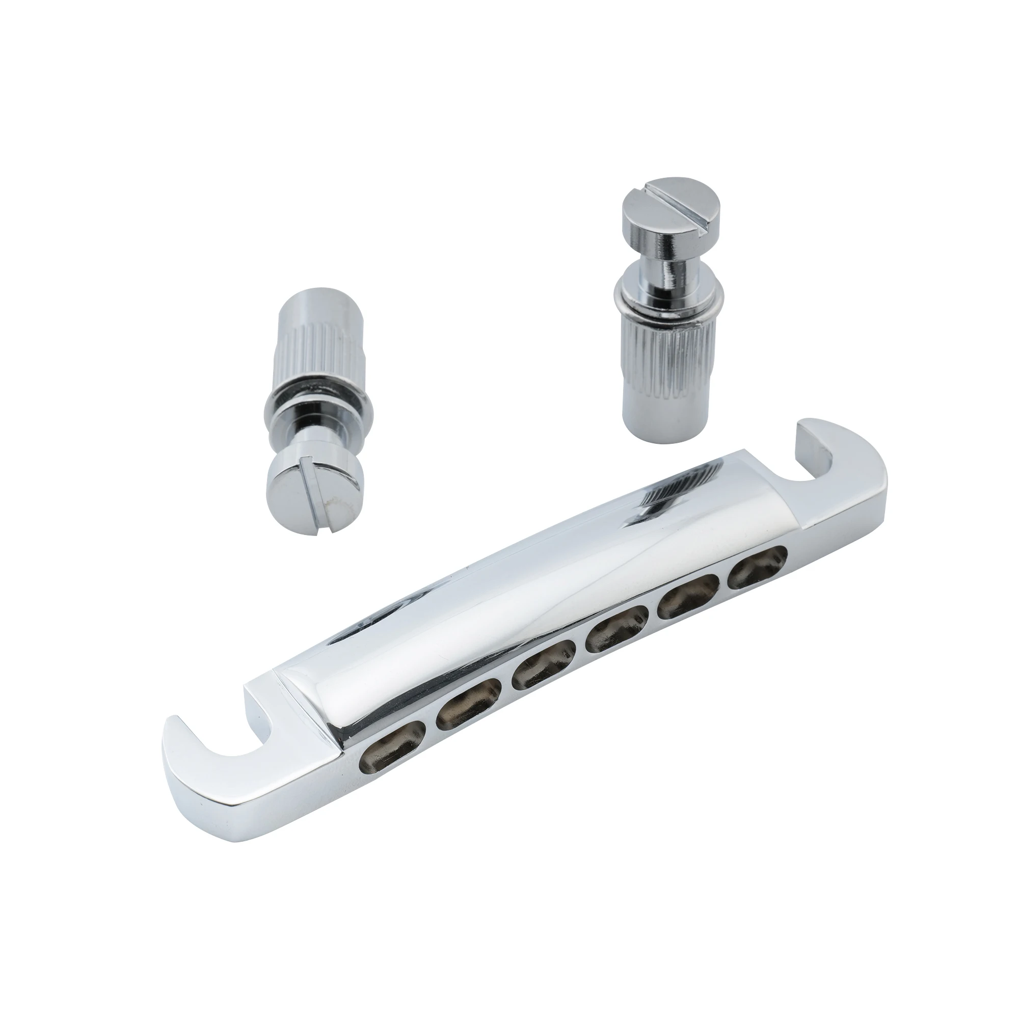 Musiclily Pro 52.5Mm 12-String Tune-O-Matic Stop Tailpiece For Epiphone Les Paul Sg Style Electric Guitar, Chrome