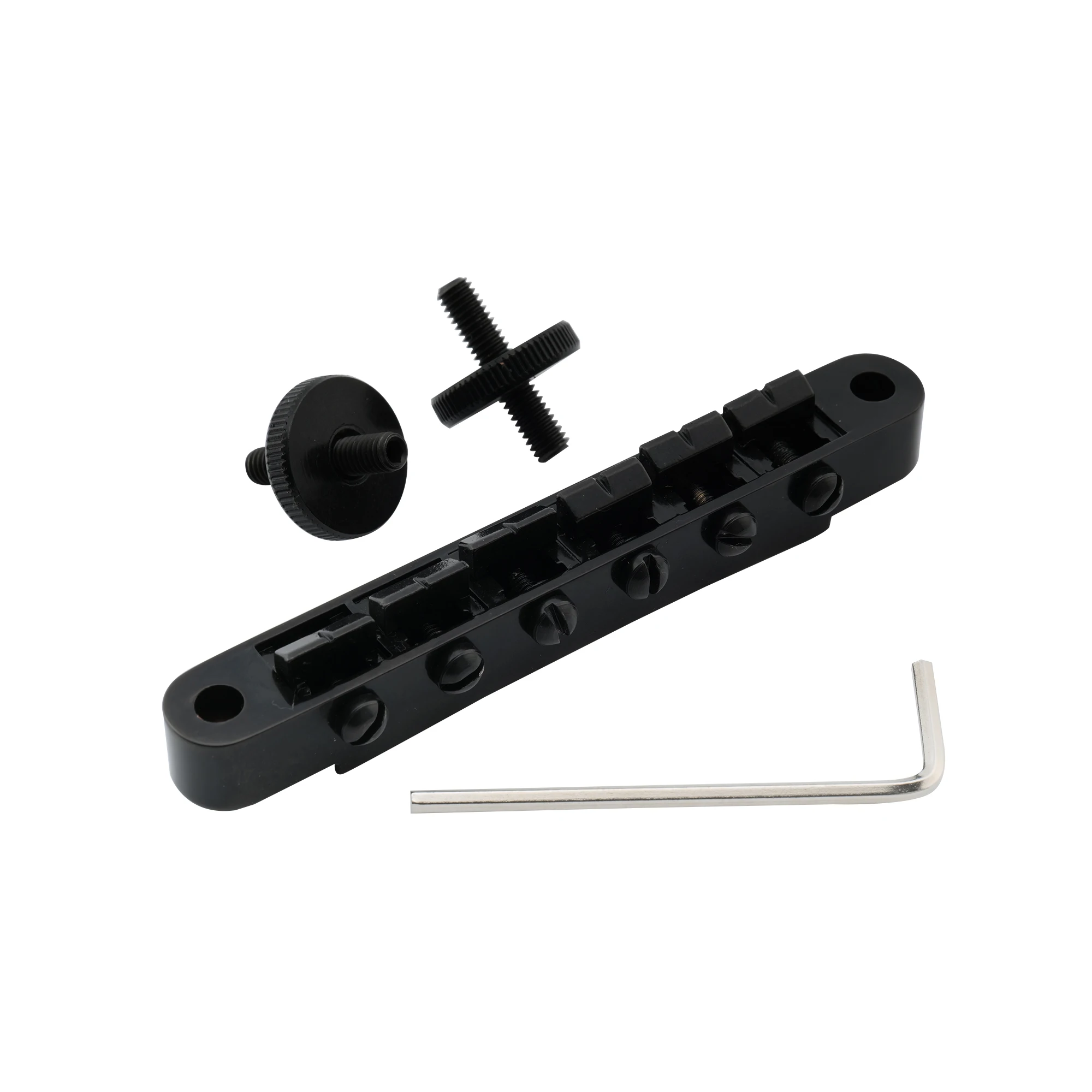 Musiclily Pro 52Mm Abr-1 Ponte Tune-O-Matic Per Chitarra Elettrica Stile Epiphone Les Paul Sg, Nero