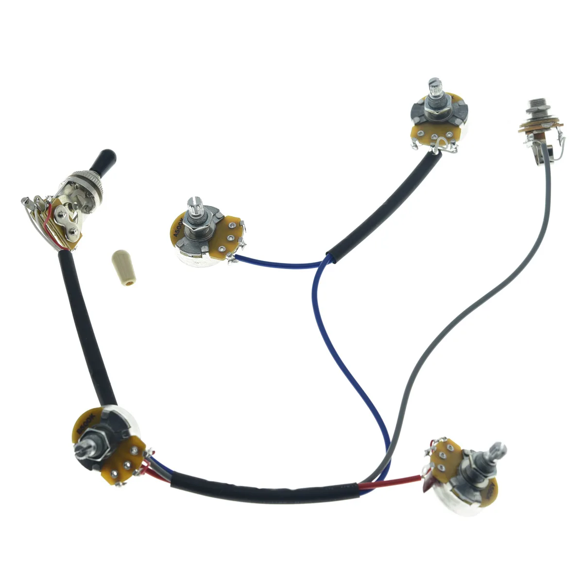 Cablaggio Per Chitarra Senza Saldatura Cablaggio Cablato Humbucker Con Pentole Da 500K E Interruttore A Levetta A 3 Vie Per Epiphone Lp/Sg/Dot