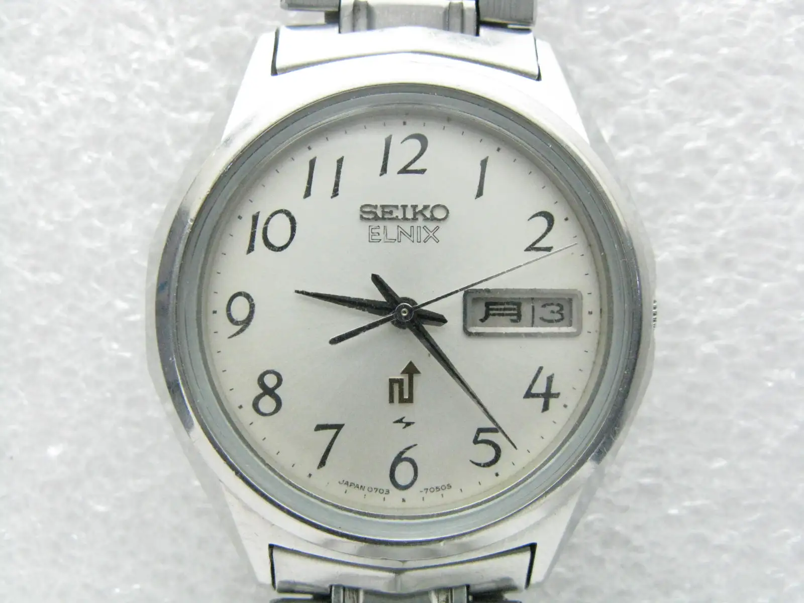 Elnix Orologio Da Uomo Vintage Con Pendolo Elettrico Giapponese Seiko Cifrofilmabiliglas (Orologio Meccanico Elettronico)