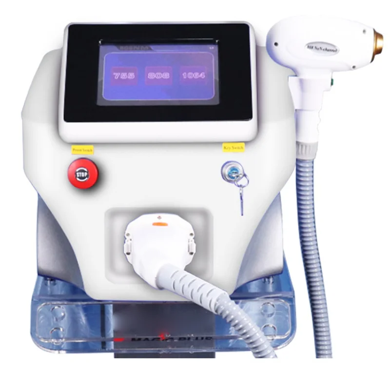 Tripla Lunghezza D'Onda Diodo Ice Titanium Machine Laser A Diodi 808 755 1064 Depilazione