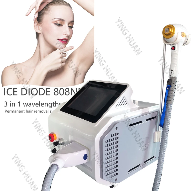 Attrezzature Per Saloni Di Bellezza Diodo 808 Nm Portatil Laser Para La Melasma 755 1064 Depilacion Medical Diodo Laser Portatile
