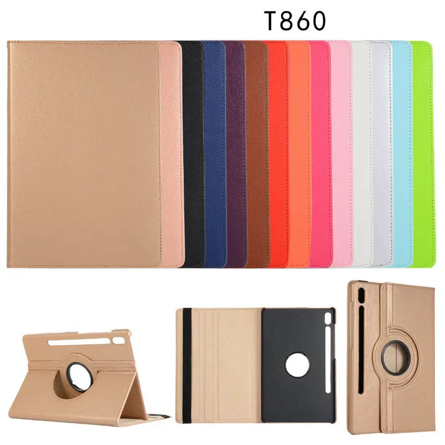 Per Funda De Cuero Pu Giratoria De 360 Grados Para Tableta Samsung Tab S6, 10,5 Pulgadas, 2019 Sm-T860, T860, T865