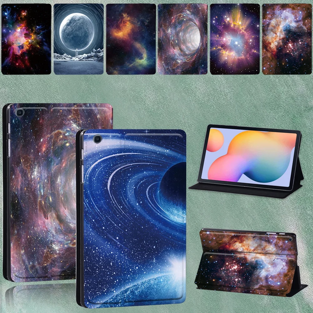 Per Samsung Galaxy Tab S6 Lite 10.4 ''2020 P610 P615 Starry Sky Series Modello Tablet Stand Custodia Protettiva Resistente Penna
