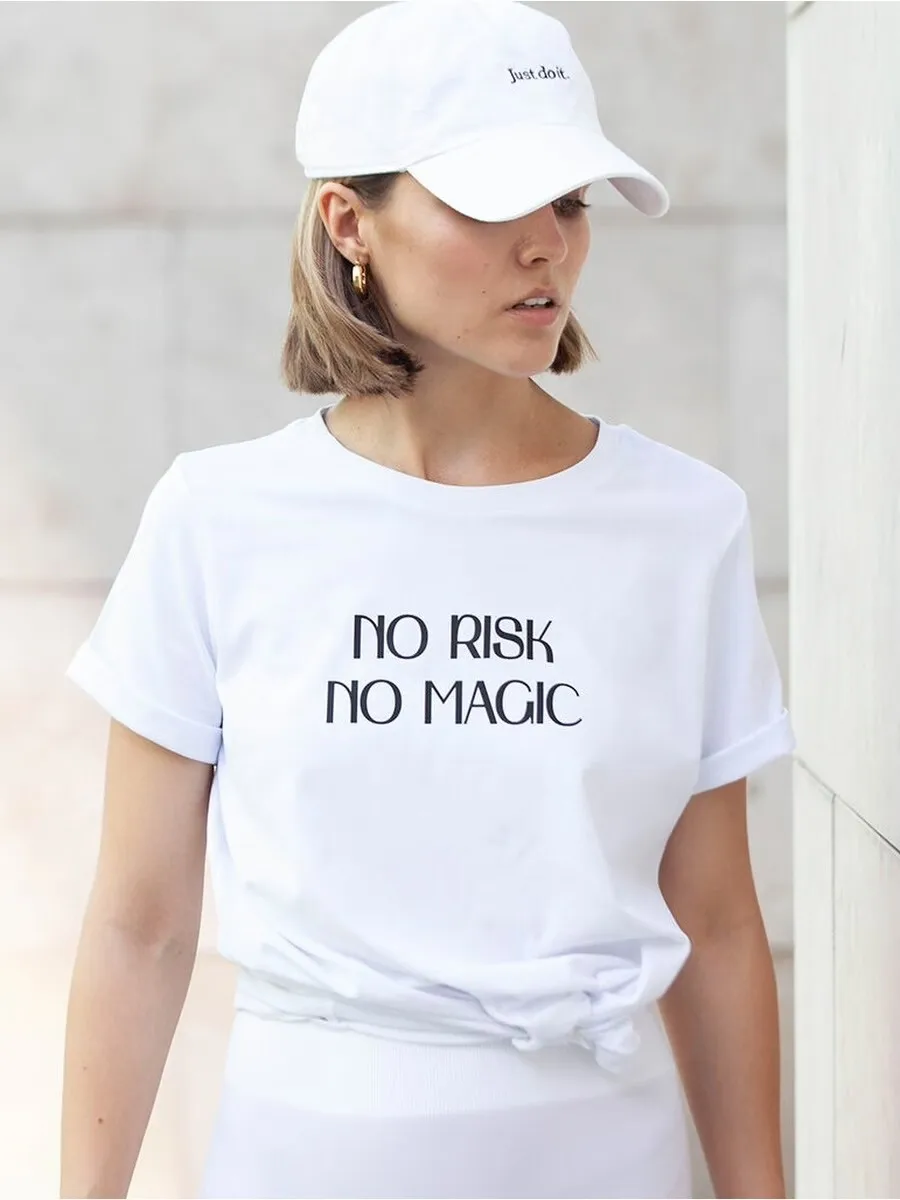 T-Shirt Da Donna Porzingis Con Personaggi Sociali Stampati A Lettera Semplici T-Shirt Casual Da Strada