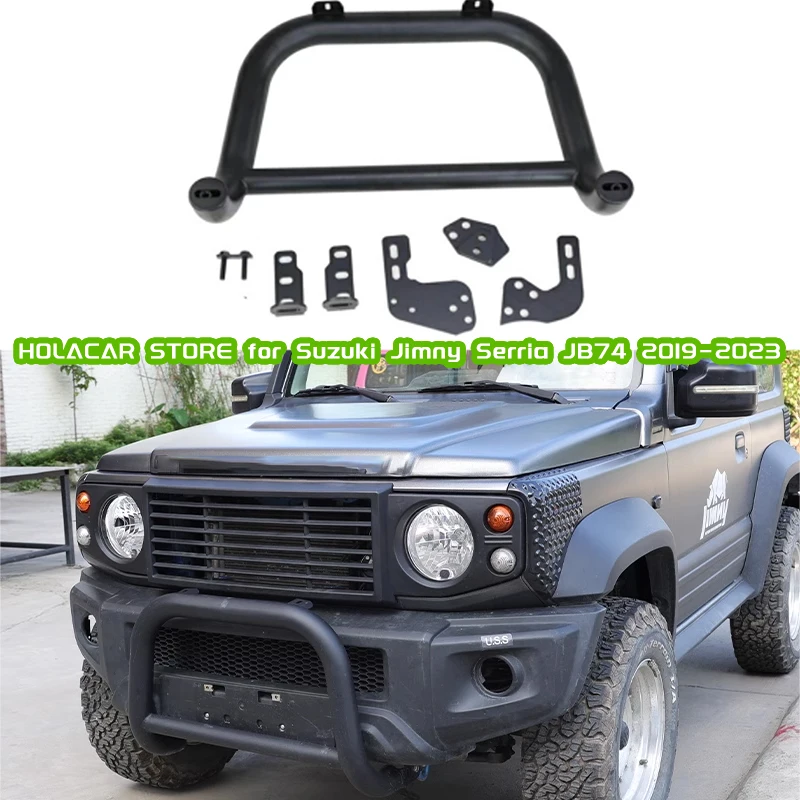 Paraurti Anteriore Bull Bar Per Auto Senza Verricello Paraurti Centrale Tubo Anteriore Automatico Per Suzuki Jimny Sierra Jb64 Jb74 2019 2020 2021 202