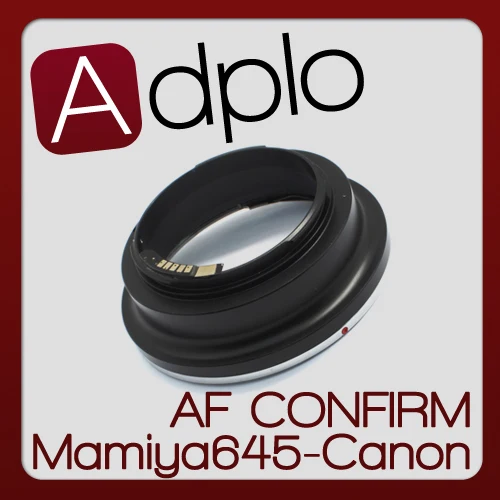 2Nd Regolabile Af Confirm Adapter Vestito Per Mamiya 645 Lens Per Canon E0S Ef 60D 60Da 5D 7D 550D 50D 40D 600D 500D 5D Ii Fotocamera