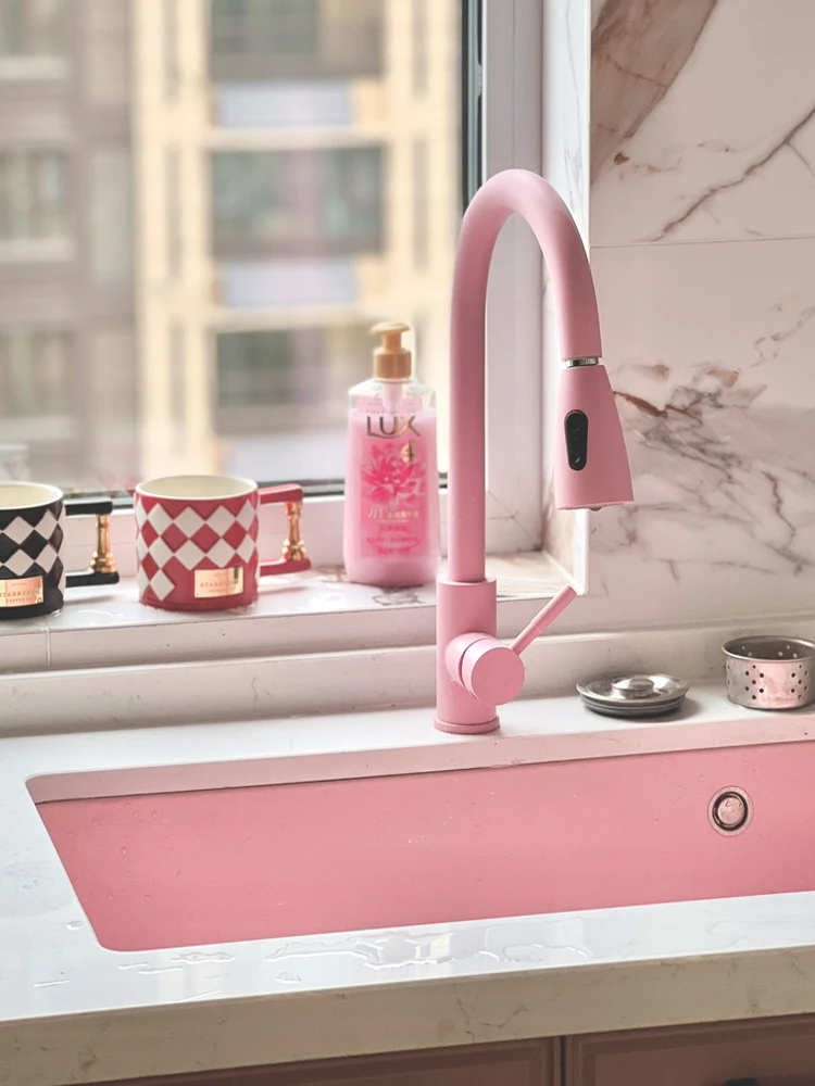 Lavabo Singolo Grande In Pietra Di Quarzo Rosa Chiaro Lavabo Medio Isola Lavabo Cucina Lavabo Colore Lavabo
