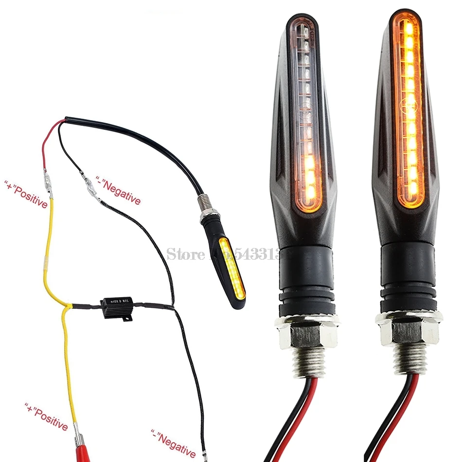 100% Decoder Led Del Motociclo Indicatori Di Direzione Per Triumph Street Triple Accessori Triumph Daytona 675 Acqua Che Scorre Copertura